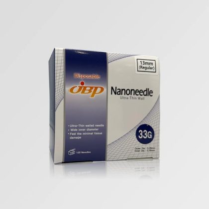 JBP NANONEEDLE Aguja - 33G x 13 mm 100 uds
